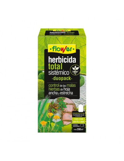 Herbicida total sistémico duopack Flower 25+25 ml.