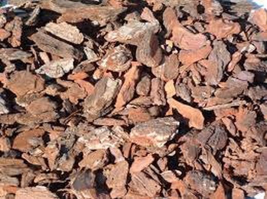 Sacos de corteza de pino de decoración