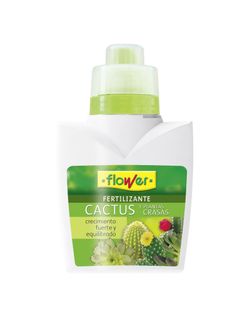 Abono líquido para cactus y plantas crasas 300 ml. Flower
