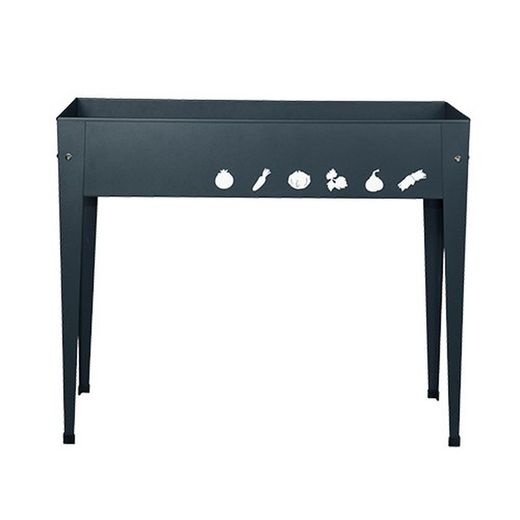 Huerto urbano - Urban Garden Rectangular Antracita 100 x 40 x 84 cm.
