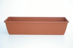 Maceta Rectangular Estrecha Nara TeraPlast