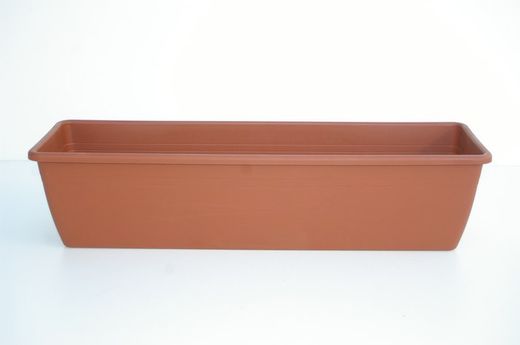 Maceta Rectangular Estrecha Nara TeraPlast